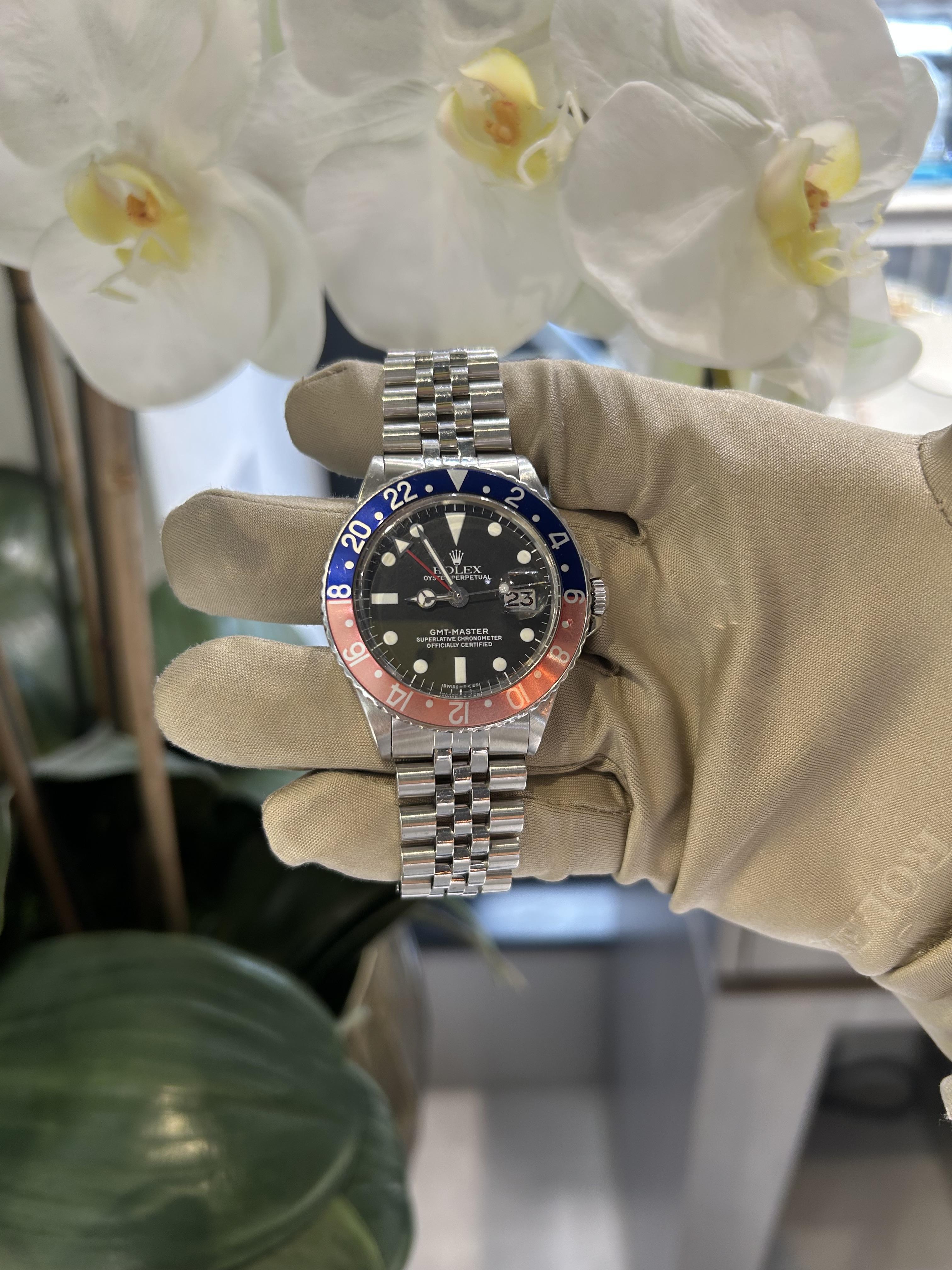 Rolex GMT Master Pepsi Ref. 1675 Year 1966 With Box For Sale 5