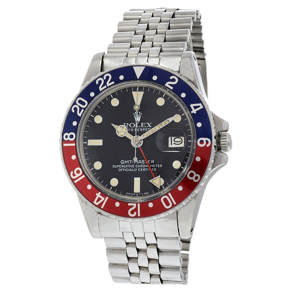 Rolex GMT-Master "Pepsi" Reference 1675 For Sale