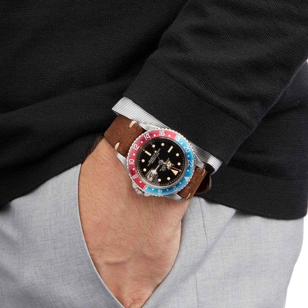 Rolex GMT Master Pepsi Small GMT Hand Stainless Steel 1675 4