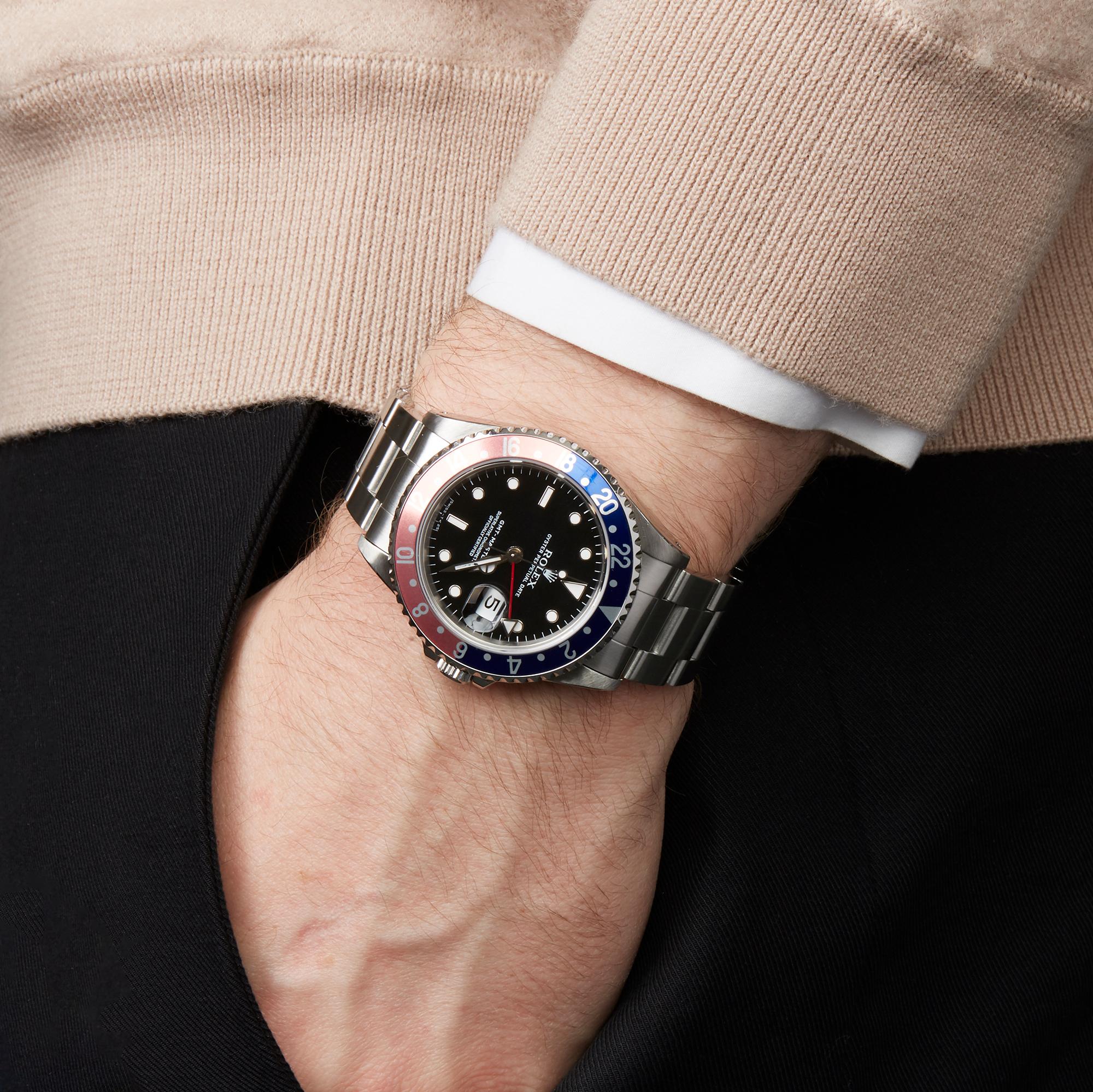 Rolex GMT Master Pepsi Stainless Steel 16700 Wristwatch 1
