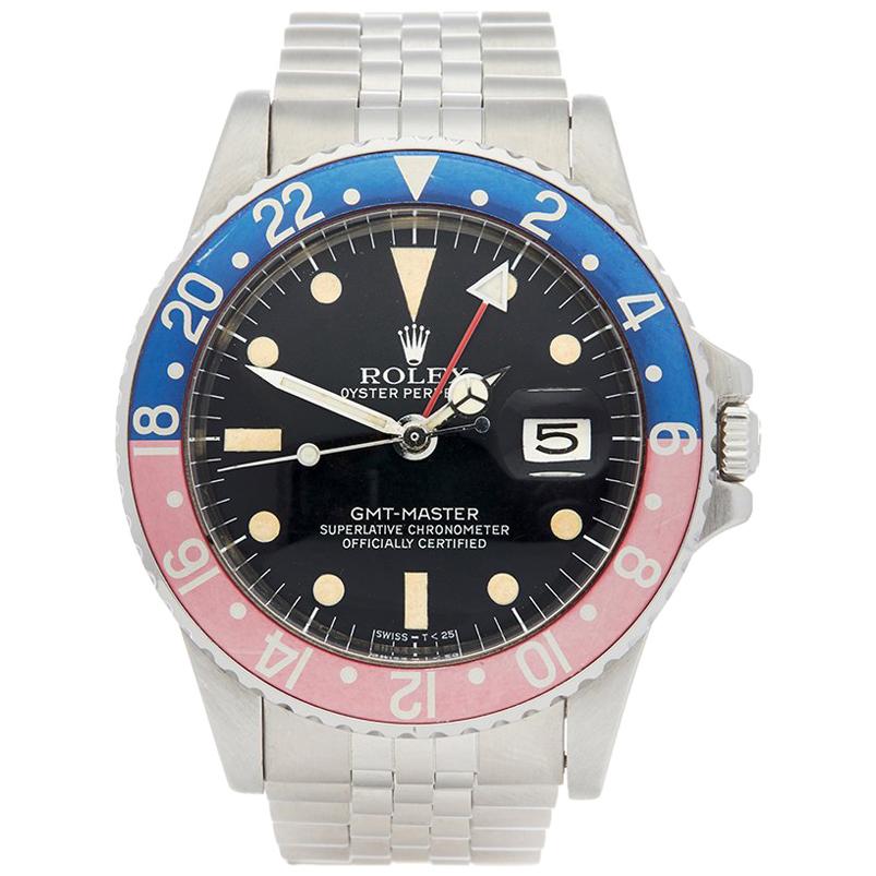 Rolex GMT-Master Pepsi Stainless Steel 1675