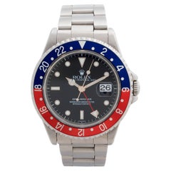 Vintage Rolex GMT Master Ref 16700 Wristwatch, 40mm Case, Swiss Only Dial, Year 1999.