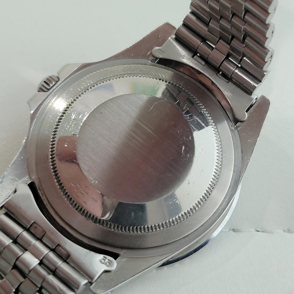 Rolex GMT Master Ref 1675 40mm Bisel Pepsi Mens 1970s Vintage Automático RA658 en venta 5