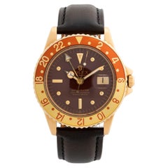 Vintage Rolex GMT Master reference 1675 (1675/8 internally to Rolex) 'Root Beer', 1972