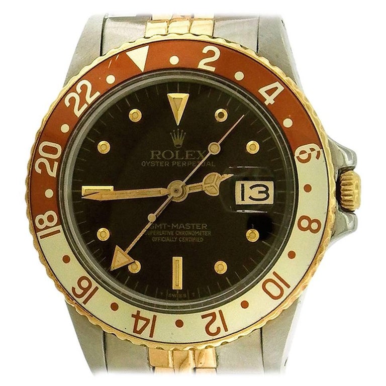 Rolex GMTMaster 'Root Beer' Ref. 16753 For Sale at 1stDibs rolex