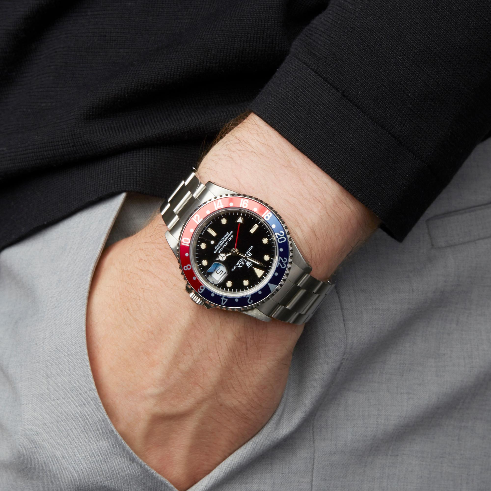 Rolex GMT Master Stainless Steel 16700 Wristwatch 4