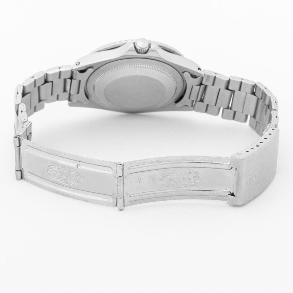 Rolex GMT Master in acciaio inossidabile con lunetta blu e rossa, Ref 1675 in vendita 1