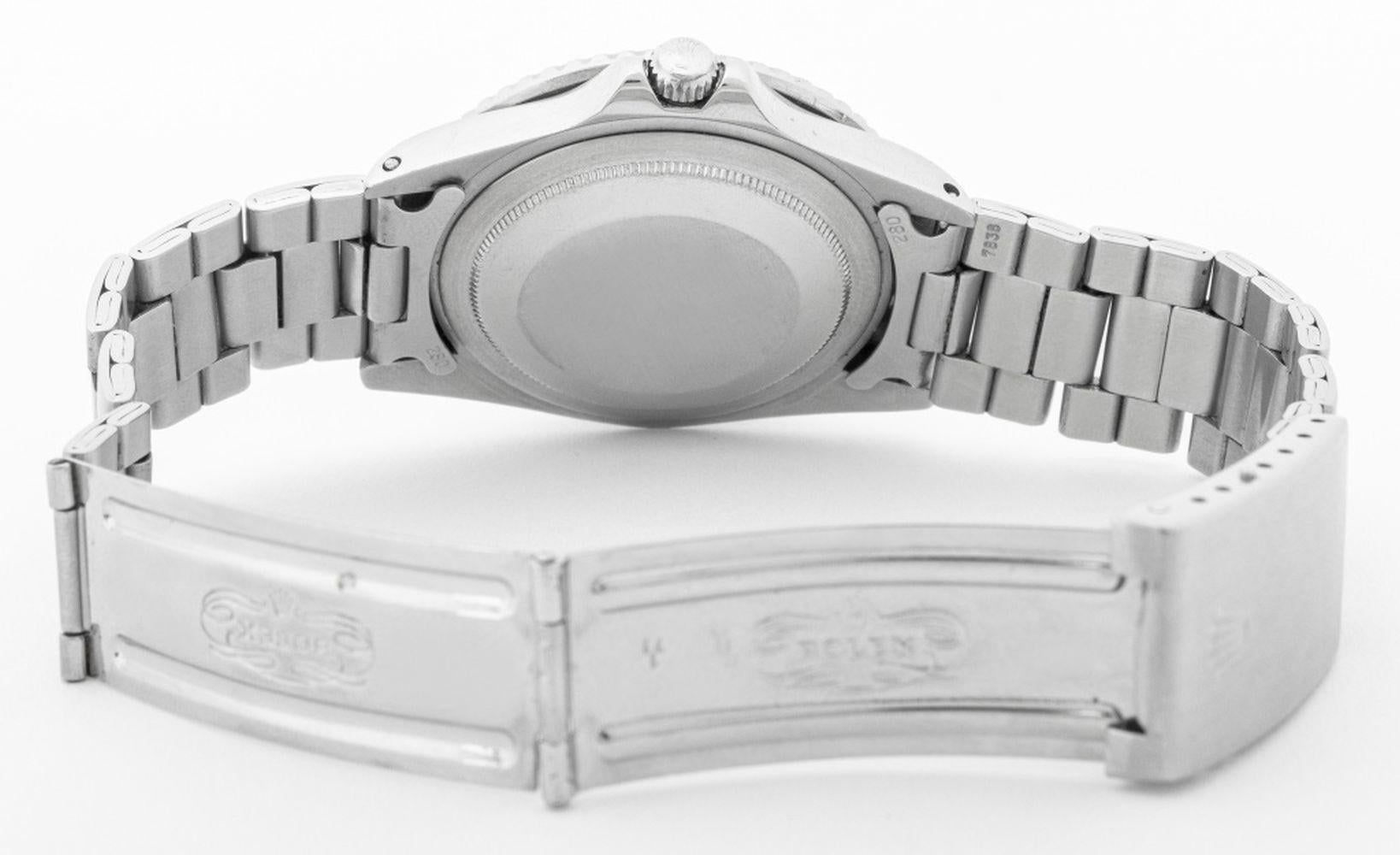 Rolex GMT Master in acciaio inossidabile con lunetta blu e rossa, Ref 1675 in vendita 2