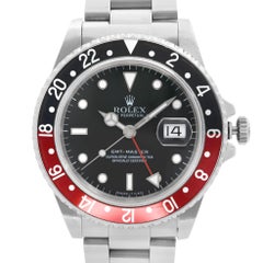 Rolex GMT-Master Stainless Steel Coke Black Dial Automatic Mens Watch 16700