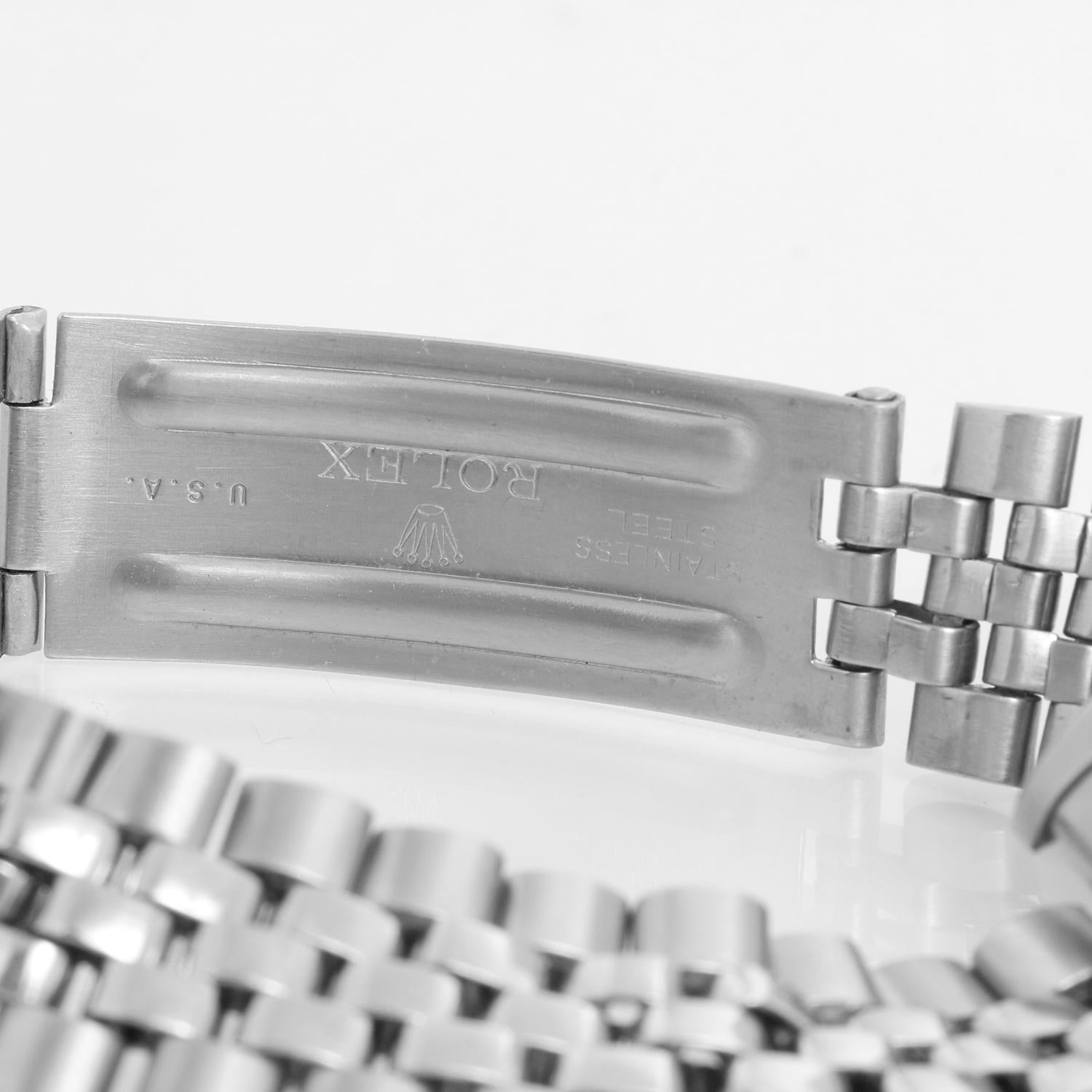 Rolex Montre GMT-Master en acier inoxydable pour hommes 1675 en vente 4