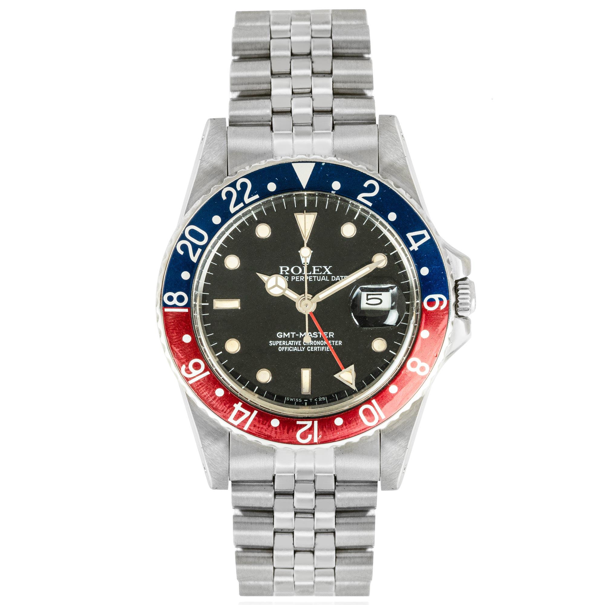 Rolex GMT-Master Transitional Pepsi Jubilee Armband 16750