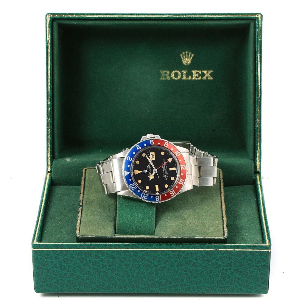 Rolex GMT Master Vintage Red and Blue Pepsi Bezel Men's Watch 1675 7