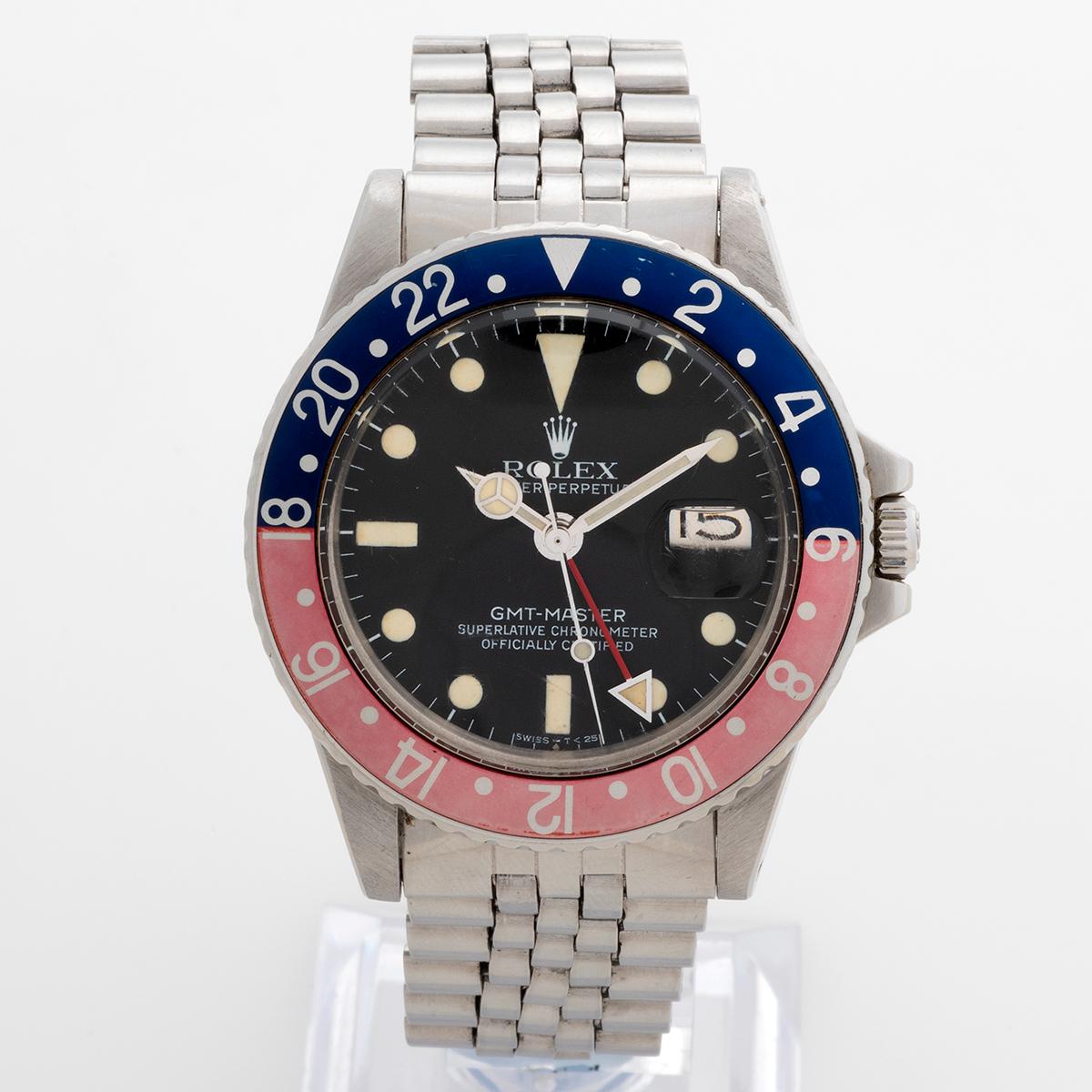 Rolex GMT Master Watch Ref 1675, 