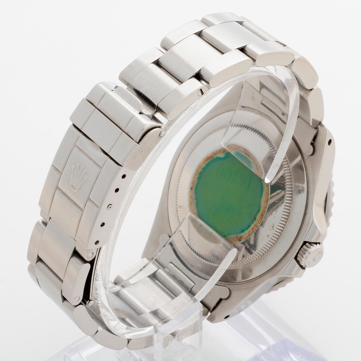  Montre-bracelet GMT Master Rolex ref 16700. Boîte et papiers. Tritium composé. Année 1998. en vente 1