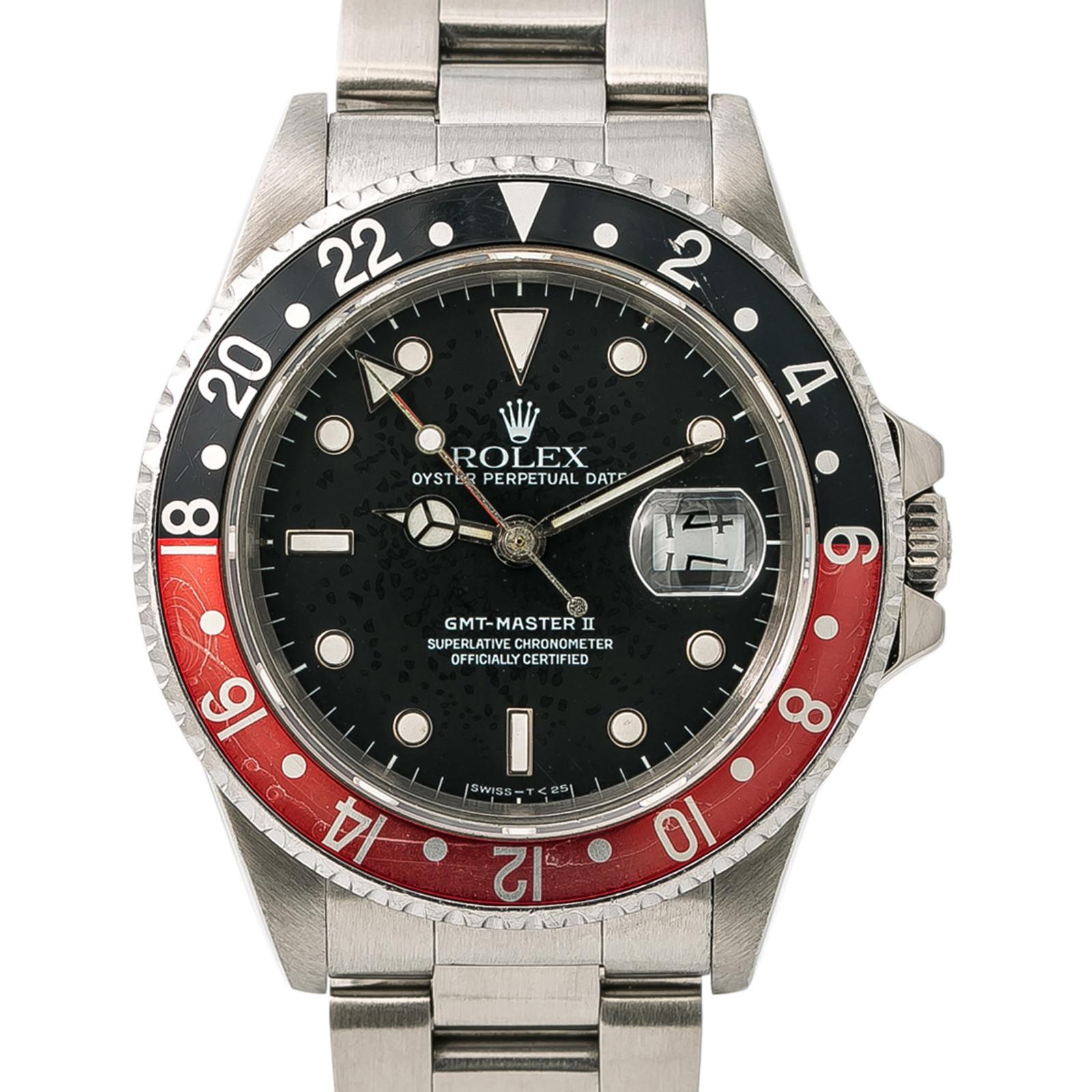 Women's Rolex GMT Master 13800, Silver Dial Certified Authentic For Sale