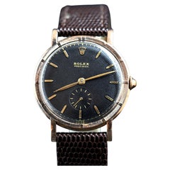 Rolex Gold Black Honeycomb Sub Dial 4325, 1945's
