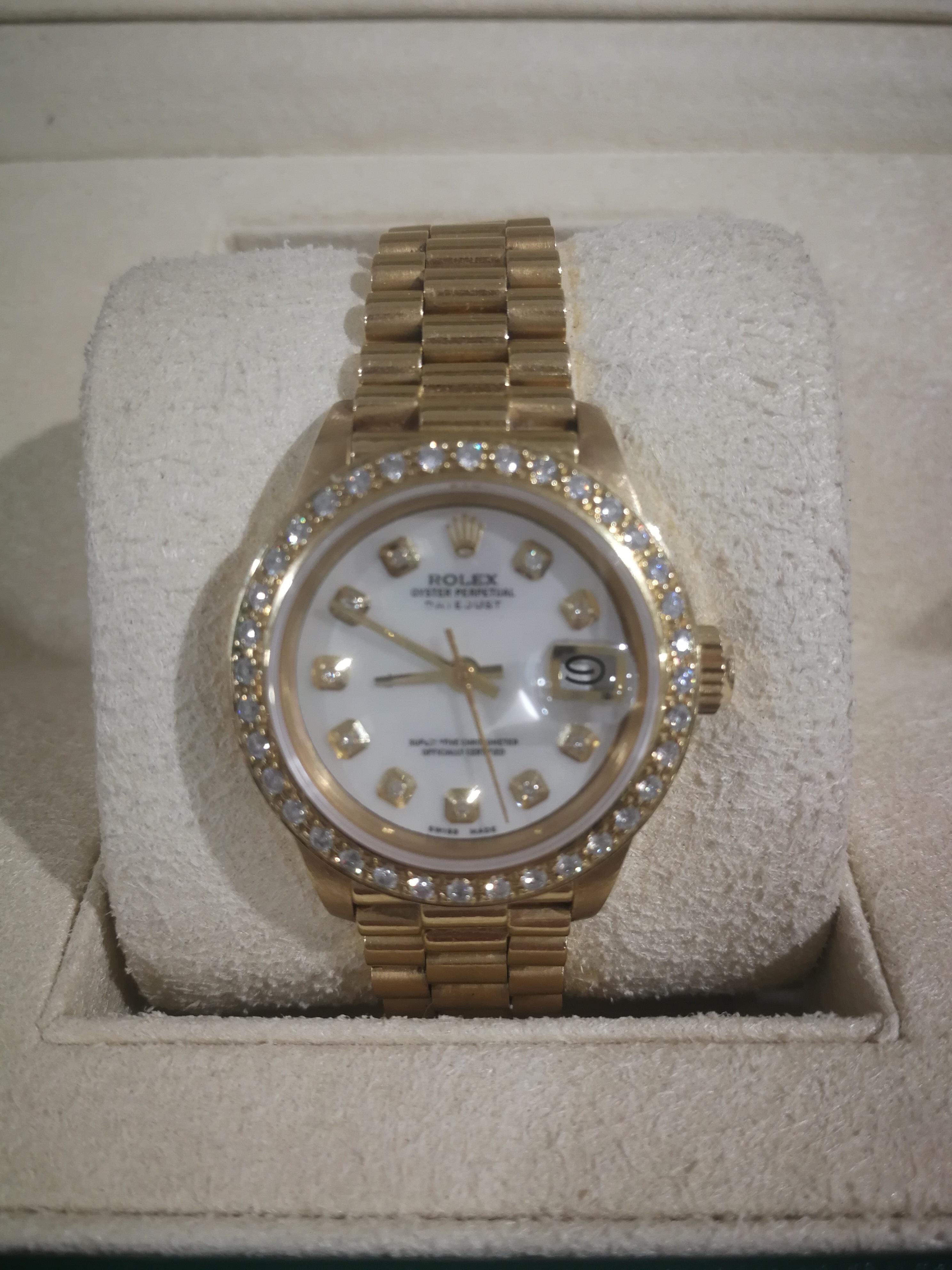 Rolex Gold Diamonds 26mm DateJust  1