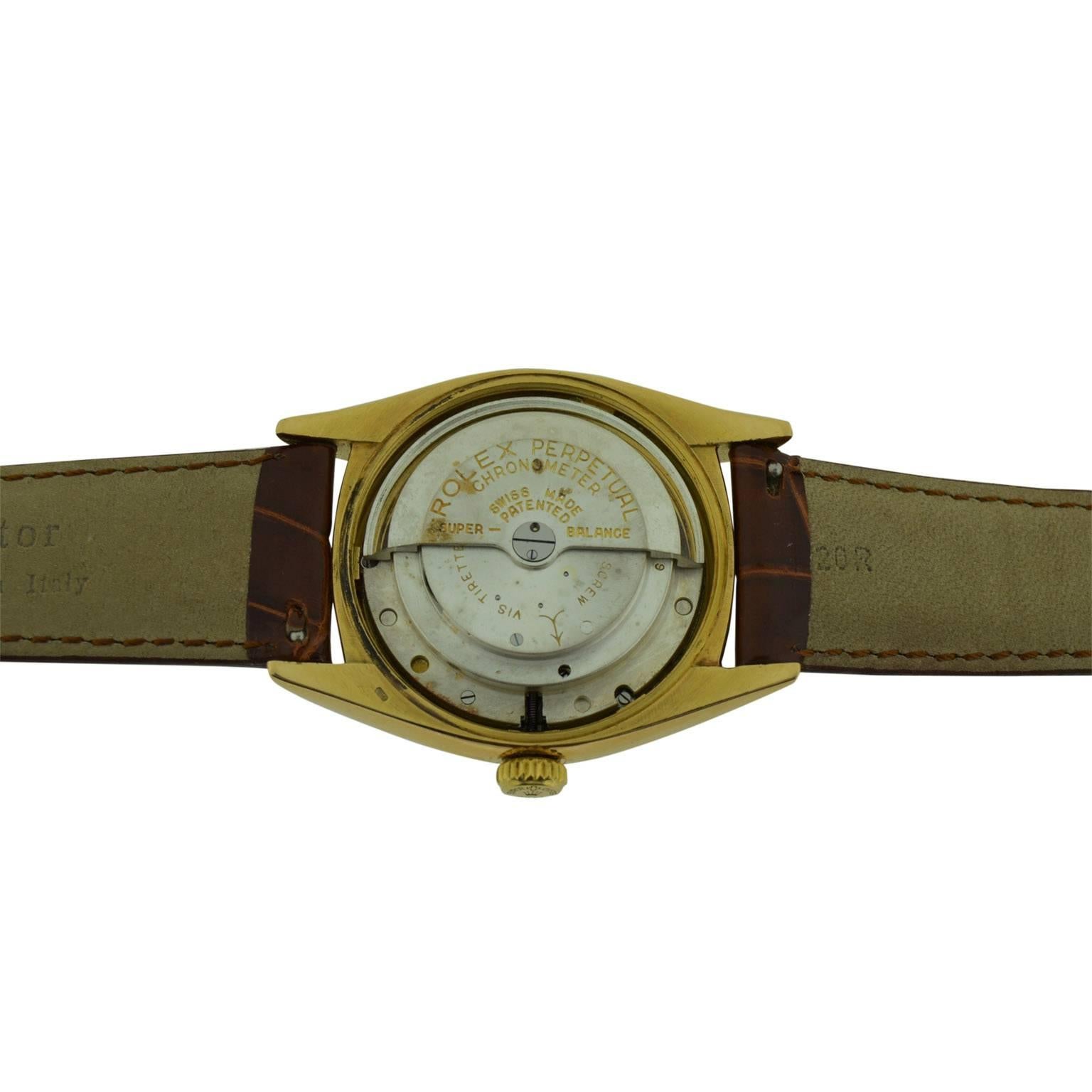 Rolex Gold Ovettone Original Dial Perpetual Watch, From 1949 Anyone Turning 68? 4