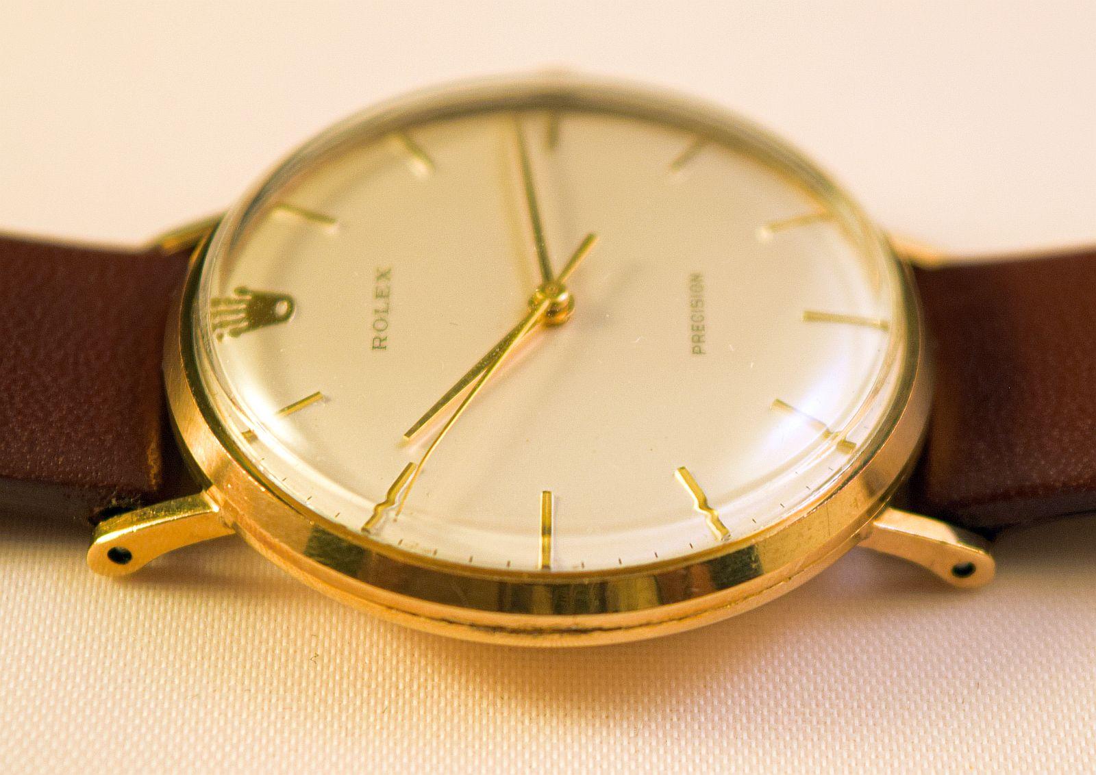 Rolex Gold precison watch in amazing condition For Sale 5