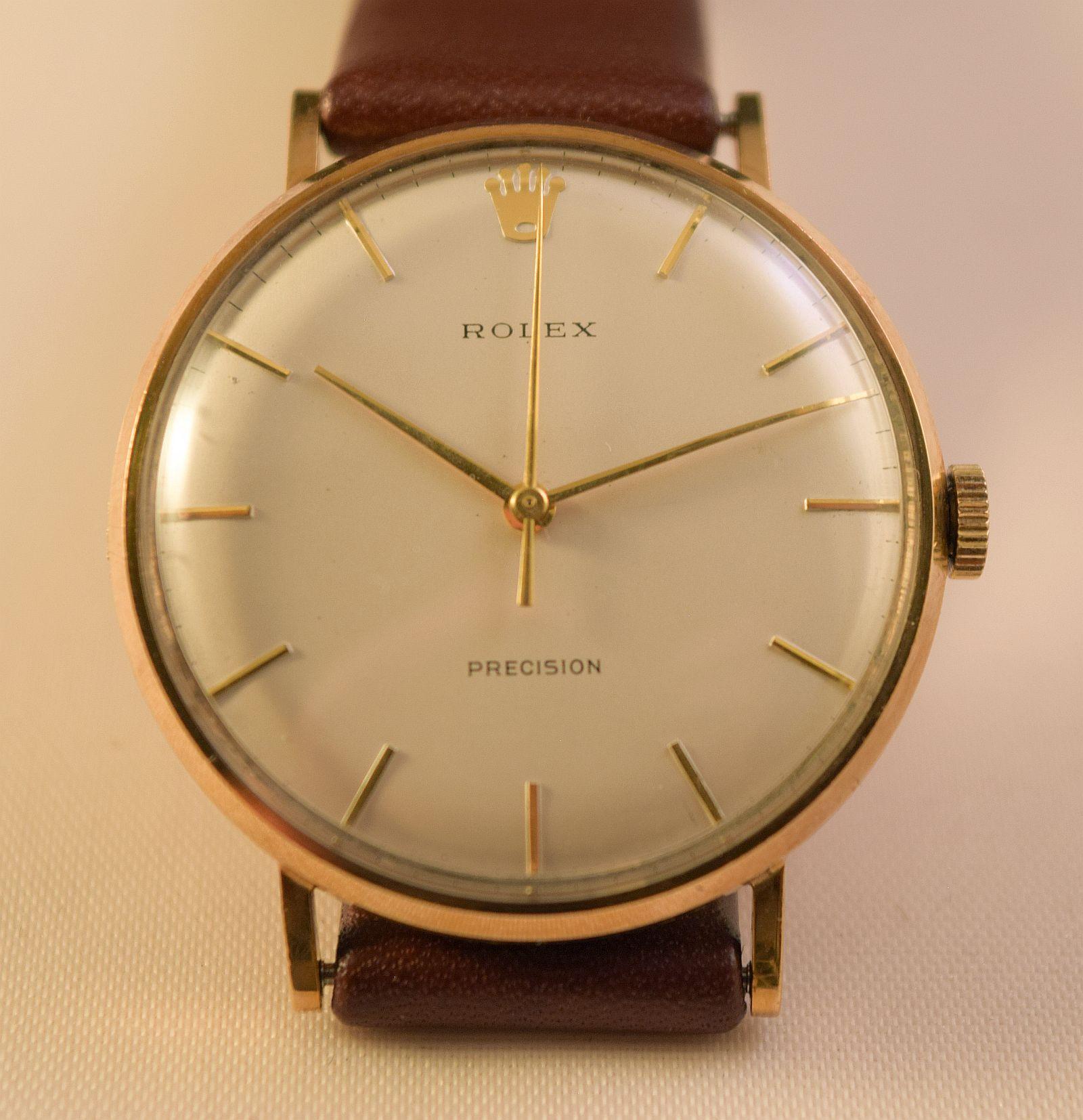 Rolex Gold precison watch in amazing condition For Sale 8