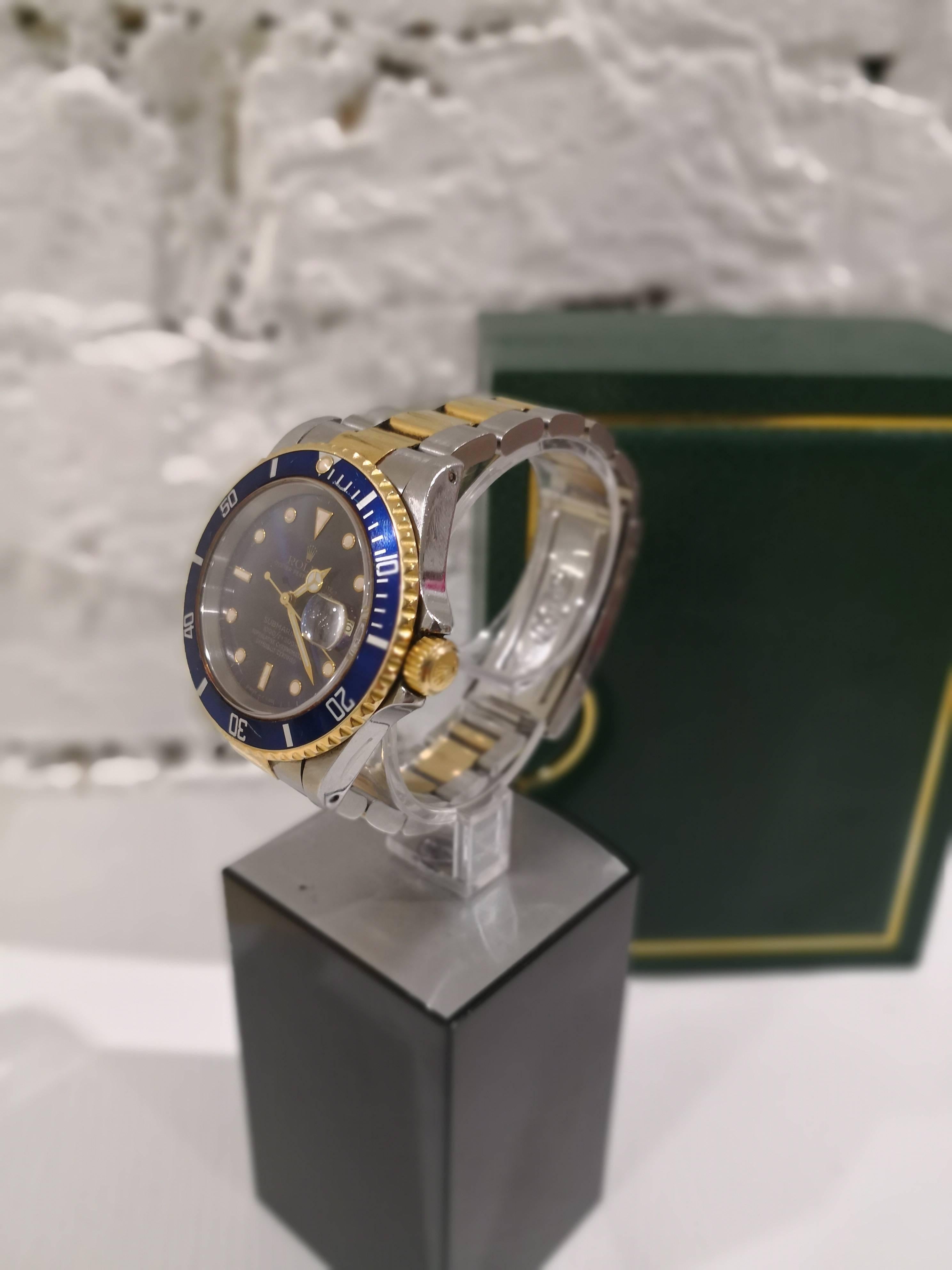 Rolex Gold Submariner Blue  9