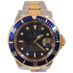 Rolex Gold Submariner Blue