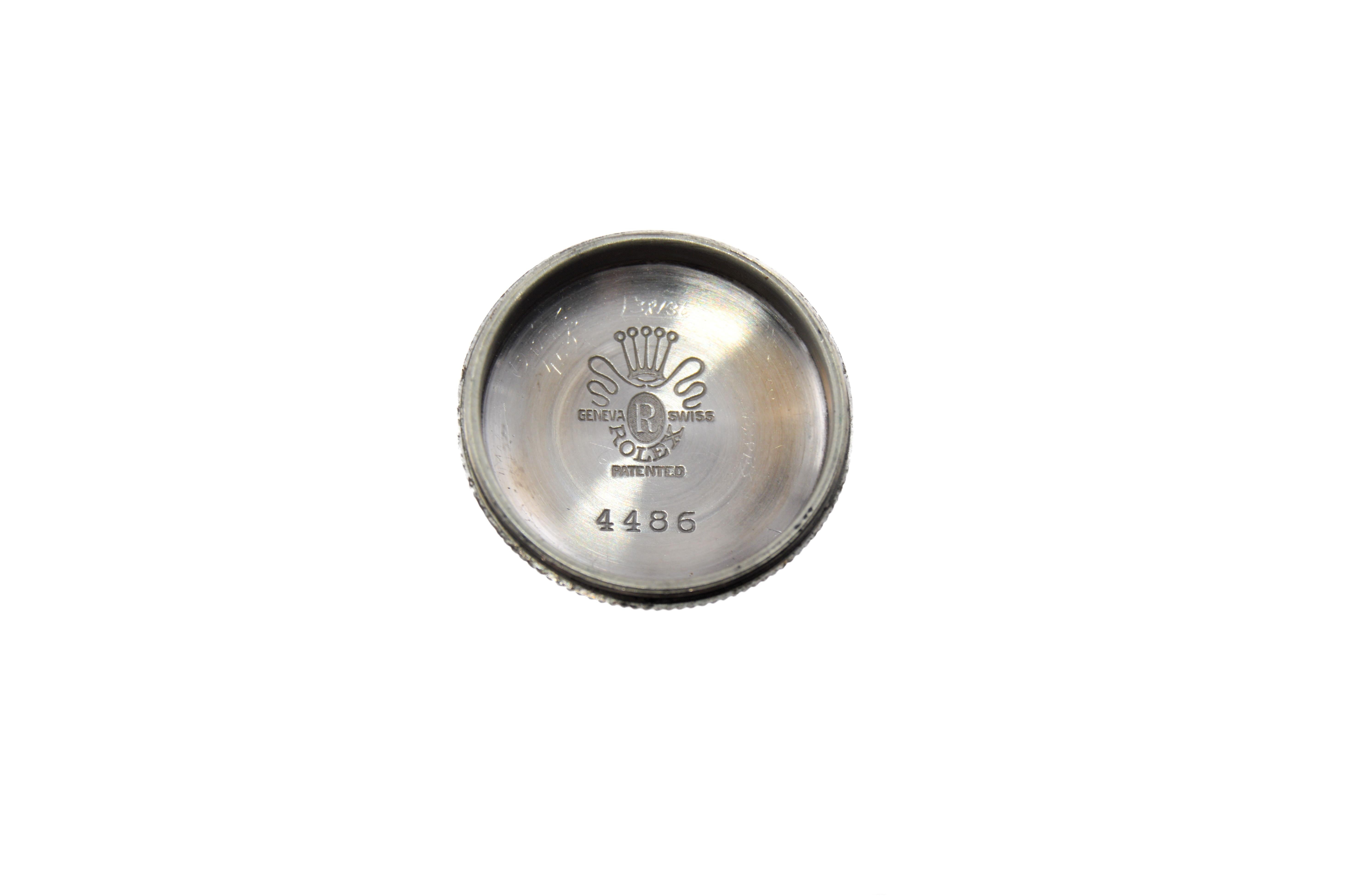 Rolex Gold-Oberteil mit Stahlrücken Frühe Damen Perpetual von 1947 8
