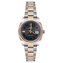 Rolex Grey 18k Rose Gold  Datejust M126331-0015 Men's Wristwatch 41 mm