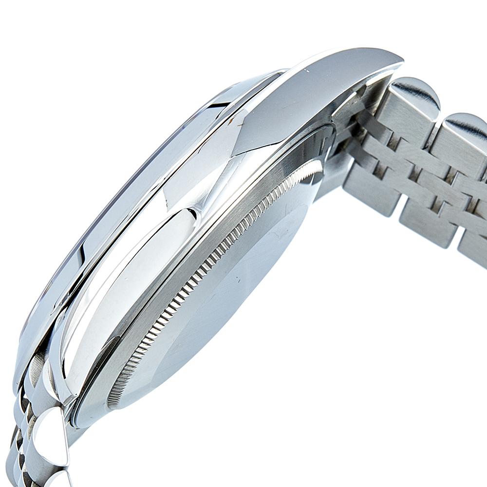 Rolex Grey Stainless Steel Datejust 126300 Men's Wristwatch 41 mm 1