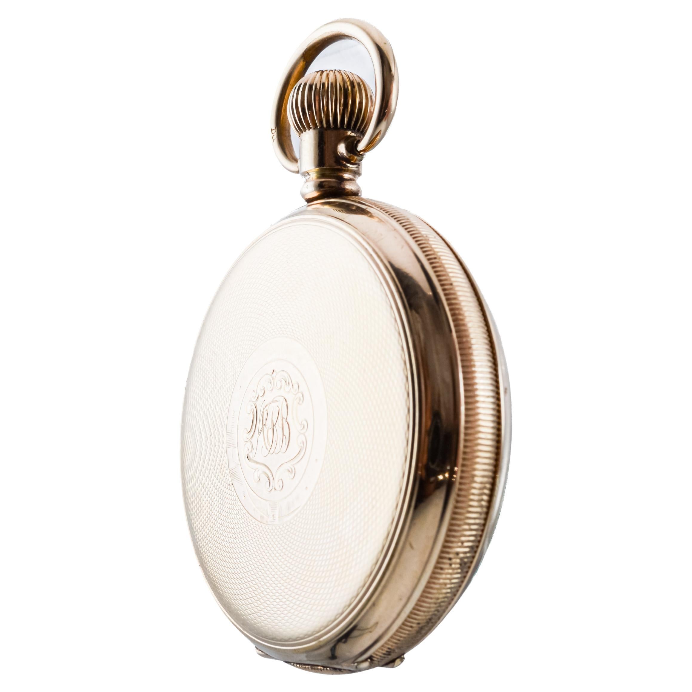 Rolex Hunter's Case Orologio da tasca in oro giallo del 1920 circa Quadrante impeccabile in vendita 3