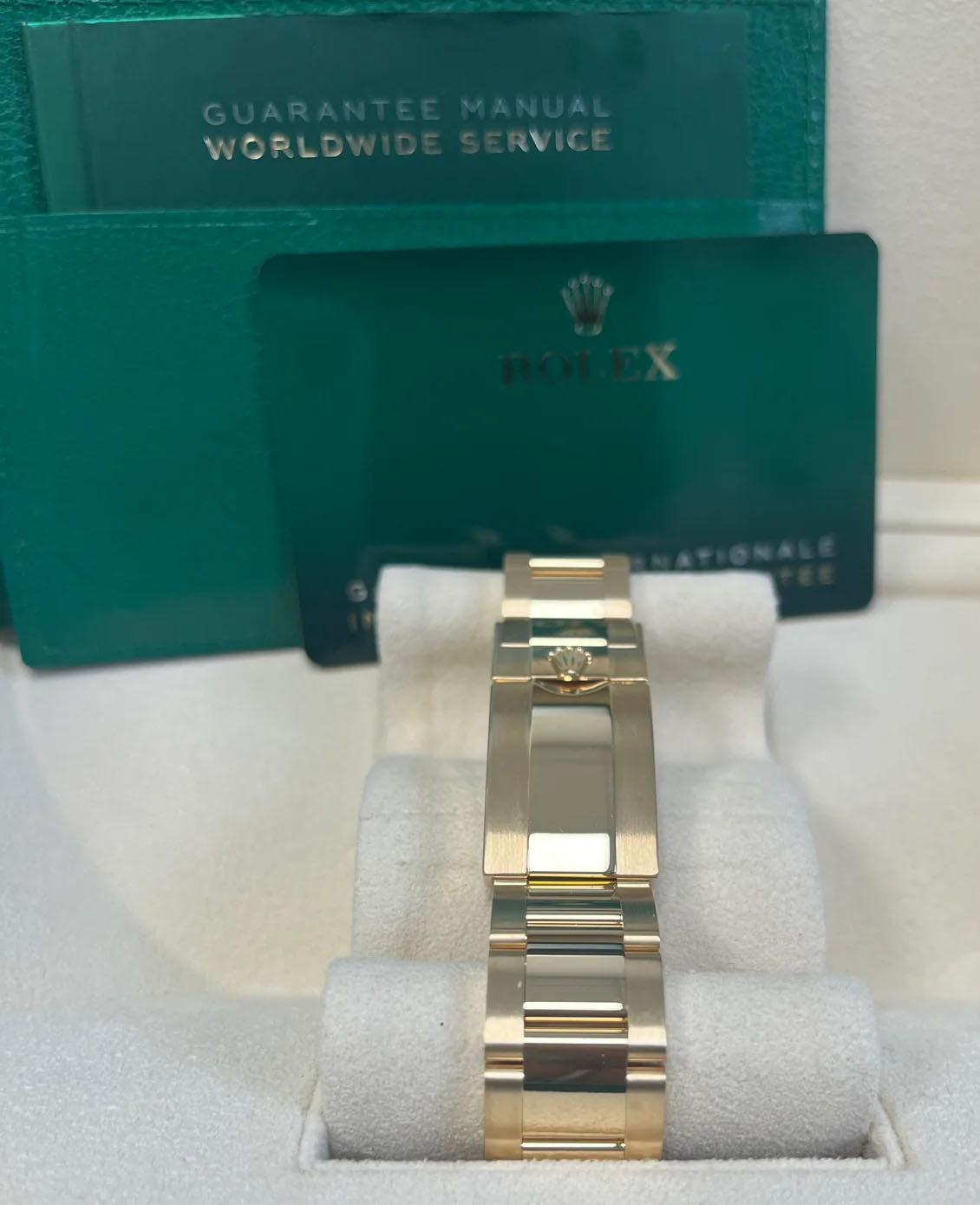 Rolex 'John Mayer' Daytona Cosmograph  Cadran vert, or jaune (Ref#116508) en vente 2