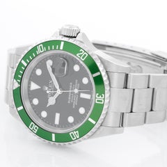 Rolex Kermit Submariner Men's Stainless Steel Watch 116610