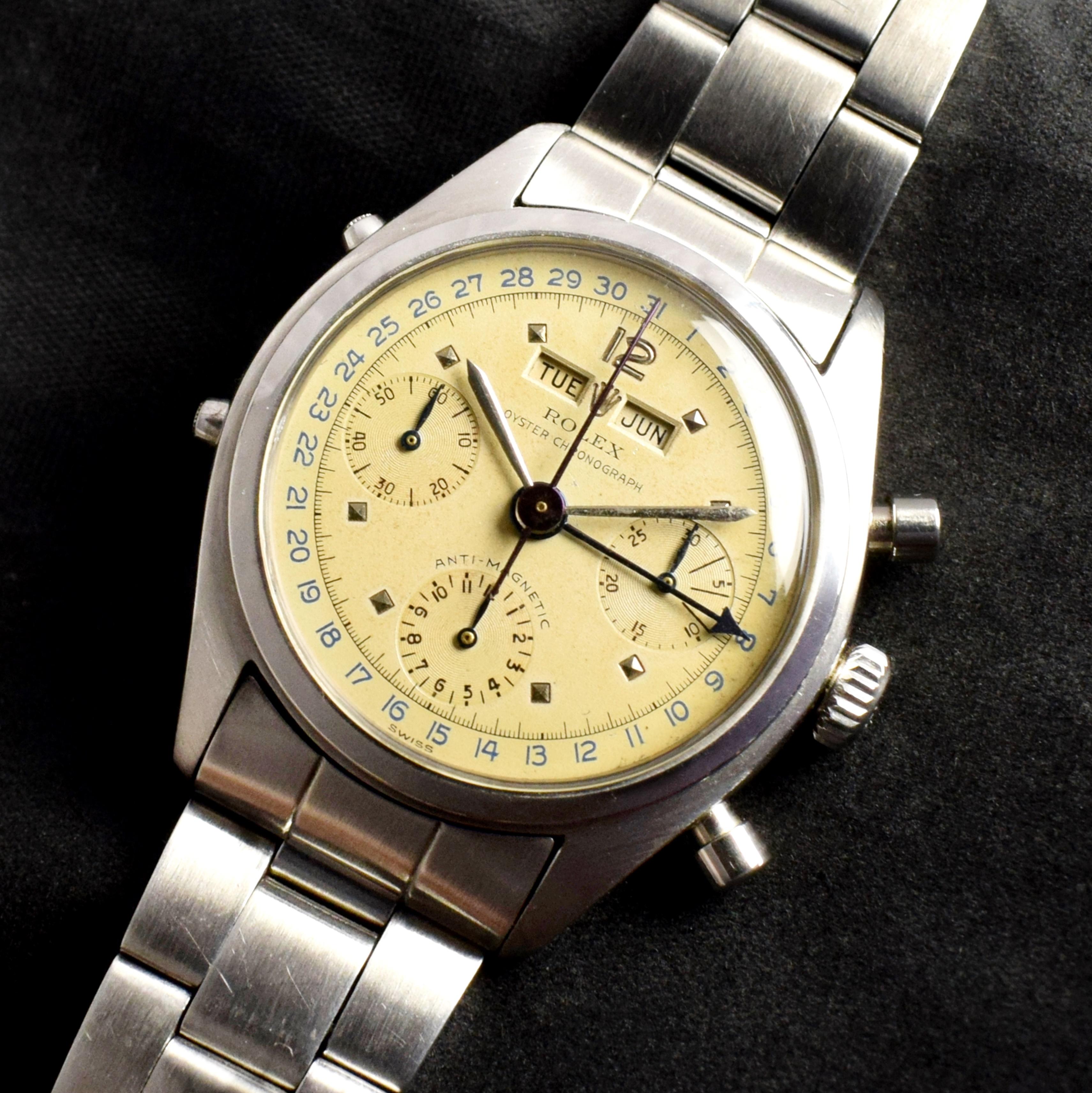 Brand: Vintage Rolex
Model: 6036
Year: 1954
Serial number: 94xxxx
Reference: OT1522

Jean Claude Killy is one of the legendary Olympic Ski champions who has one of the longest member of Rolex Board of Directors for over 40 years. He has been
