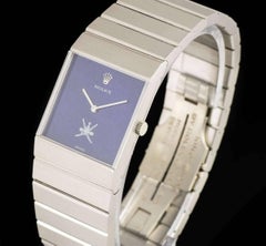 Montre-bracelet Rolex en or blanc King Midas Cellini Omani Crest à remontage manuel