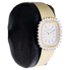 Rolex Ladies 14Kt Solid Gold Diamond Dress Watch 1970's all Original