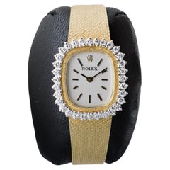Rolex Ladies 14Kt Solid Gold Diamond Dress Watch 1970's all Original
