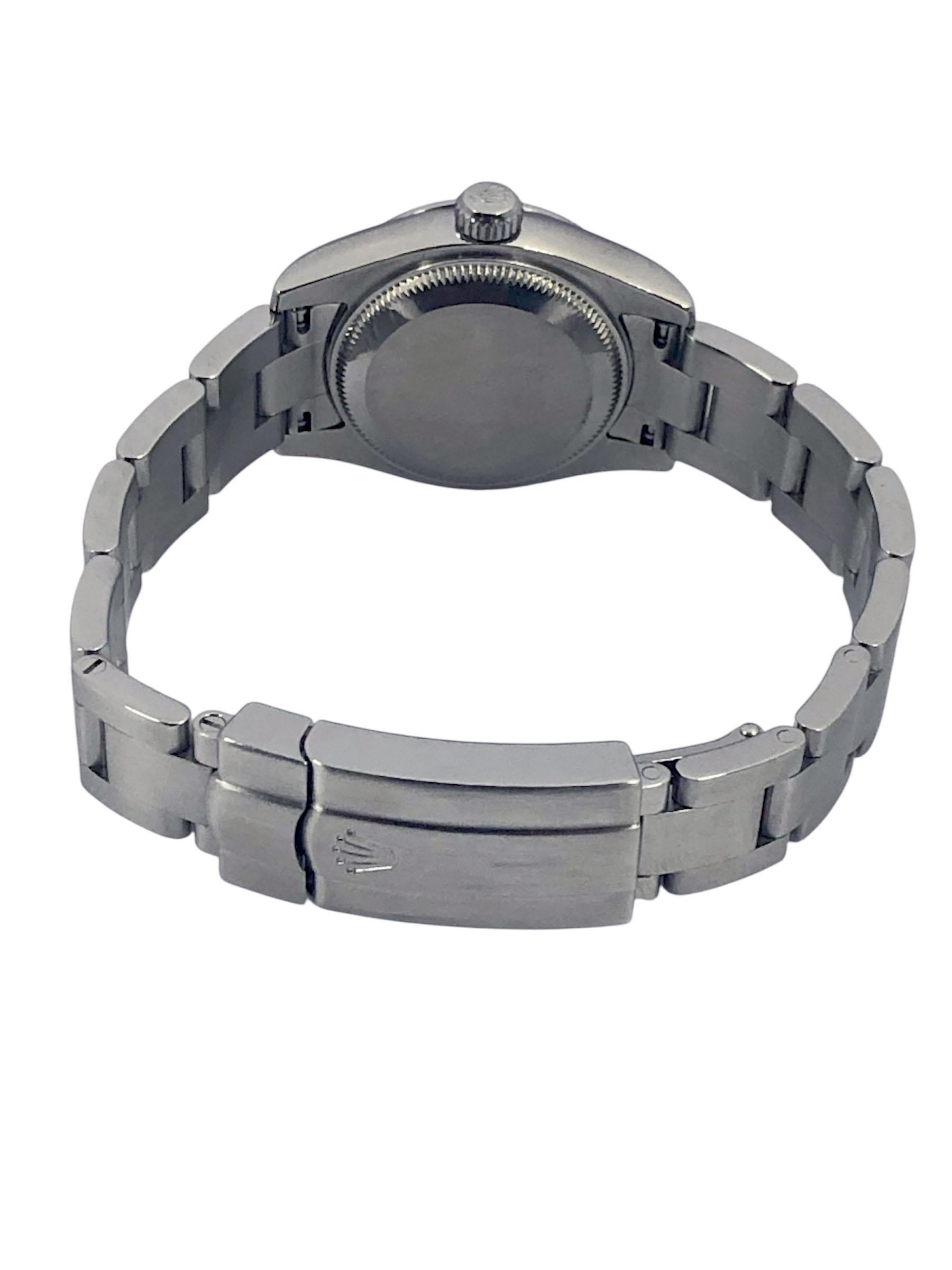 Reloj de pulsera Rolex 176200 Oyster Perpetual automático de acero para señora en venta 1