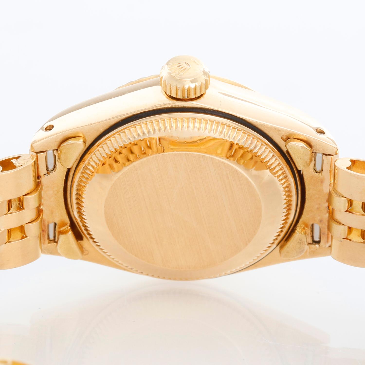 Rolex Ladies 18k Yellow Gold Watch  6917 In Excellent Condition In Dallas, TX