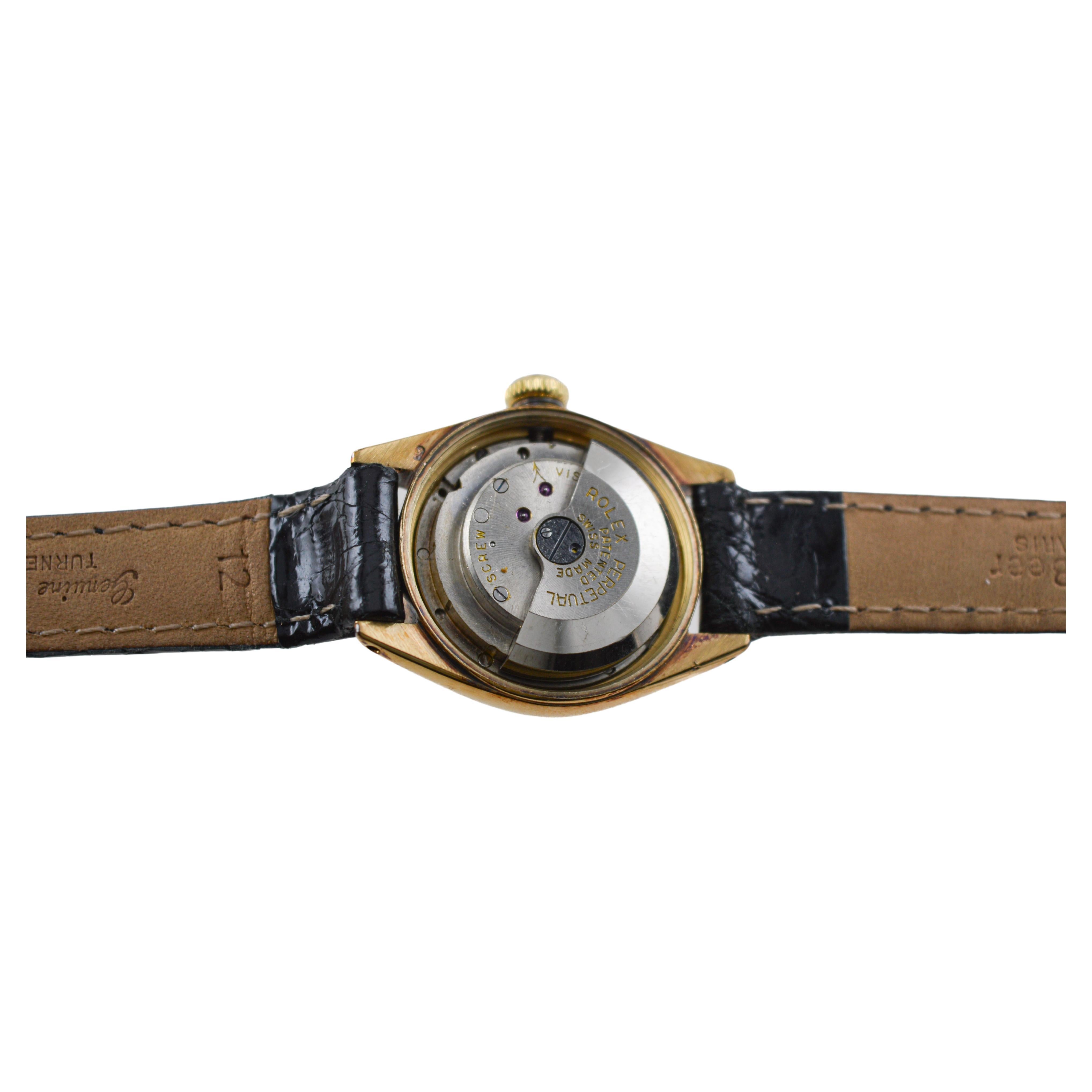 Rolex Damen 18Kt. Frühe Golduhr mit ewigem Aufzug, CIRCA 1949, 