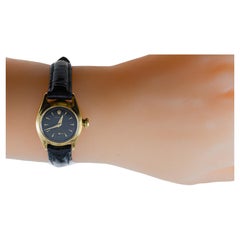 Rolex Ladies 18Kt. Gold Early Perpetual Winding "Bubble Back" Watch, circa 1949