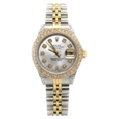 Rolex Montre Datejust 26 mm jubilee en diamants pour femmes 69173 MOP