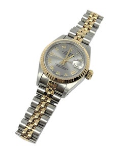 Rolex Ladies Datejust 69173 Roman Numeral Flute Jubilee