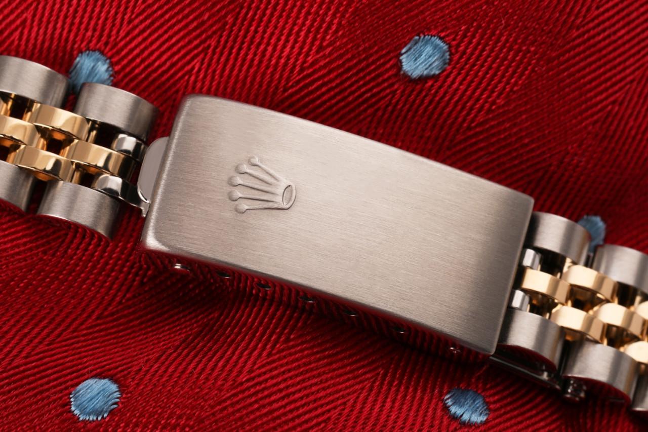 Rolex Montre Datejust 26 mm pour femme avec cadran rouge bicolore et cadran en diamant, 69173 Pour femmes en vente