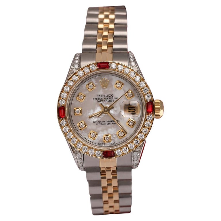 Rolex Ladies Datejust Two Tone Jubilee White MOP Dial  display picture 2