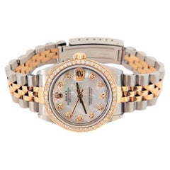 Rolex Ladies Datejust 68273 MOP Diamond Two-Tone Jubilee