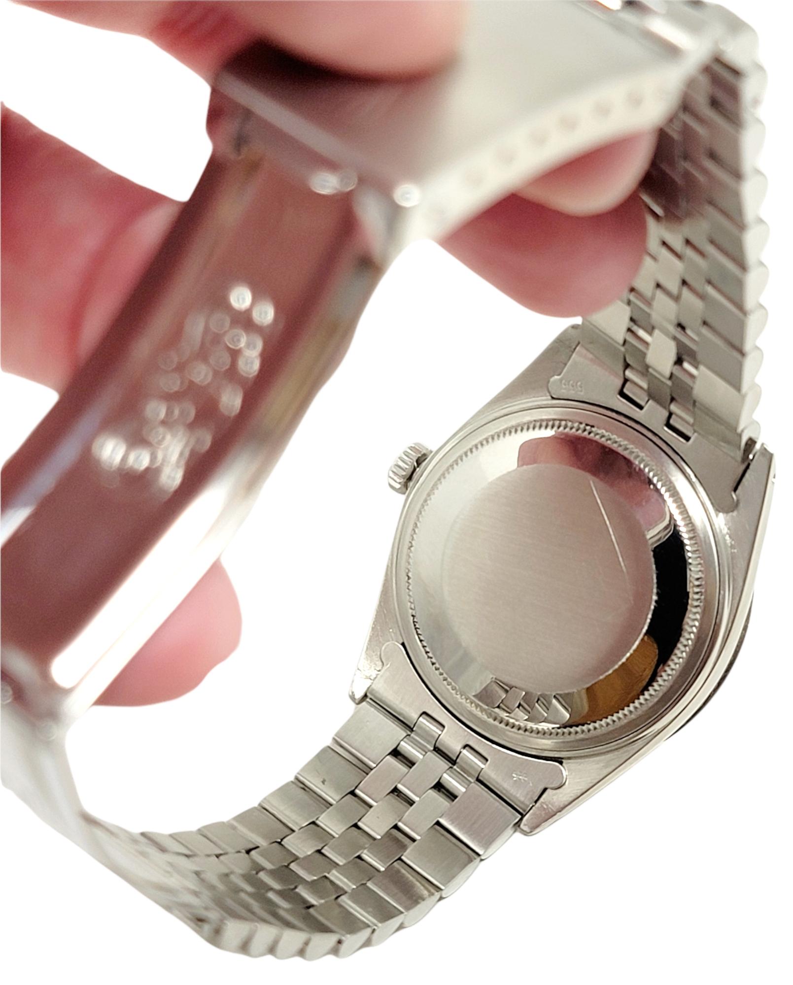 Rolex Ladies Datejust Watch with Diamond and Ruby Bezel, Jubilee Bracelet 4