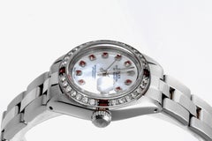 Rolex Ladies 6919 Datejust 26mm MP Diamond ruby oyster steel