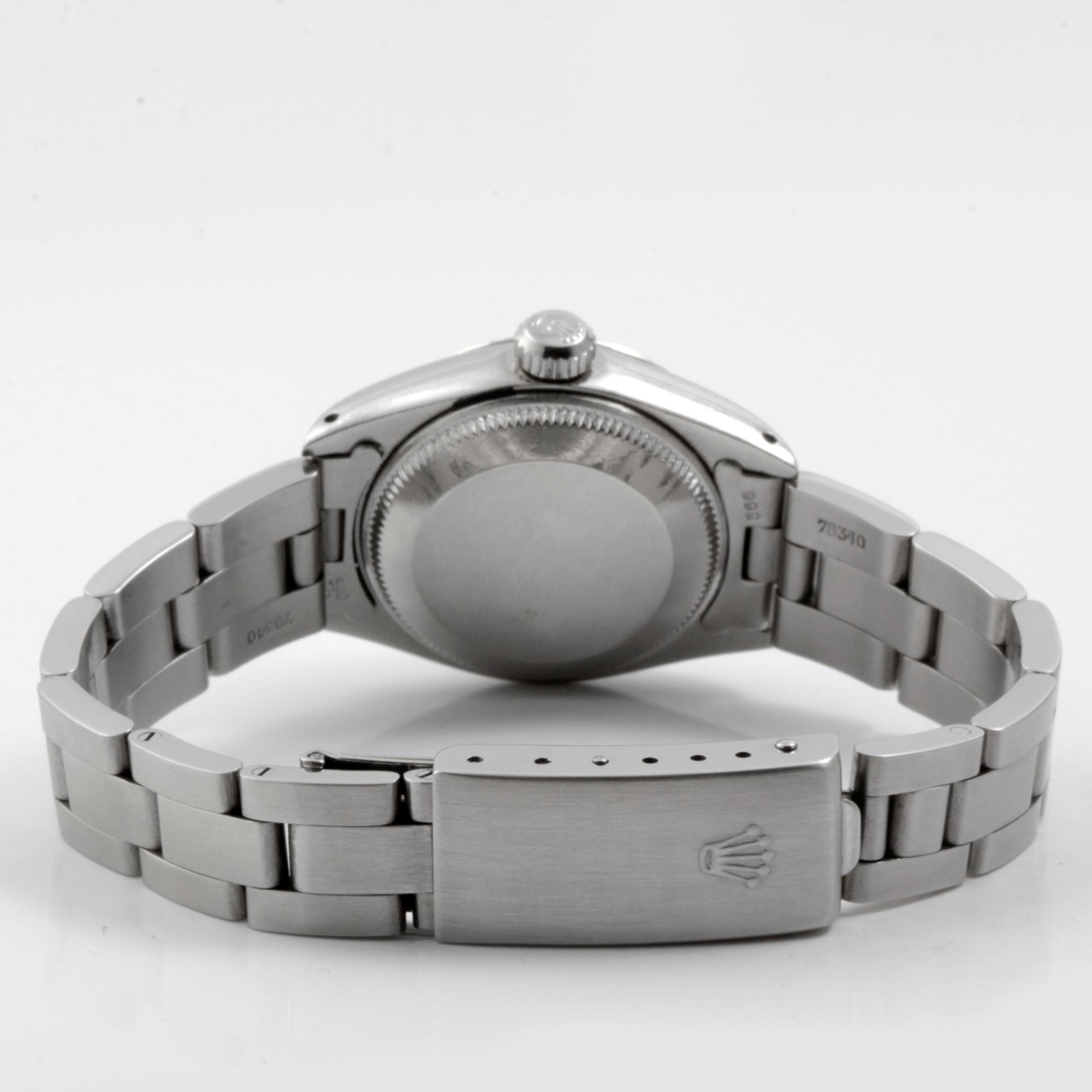 Rolex Damen 6919 Datejust 26mm MP Diamant-Rubin oyster Stahl  (Moderne) im Angebot