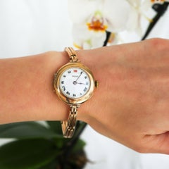 Rolex Ladies' 9 Karat Rose Gold Watch Bracelet, 1917