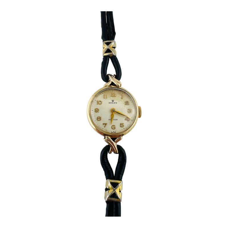 1970s Rolex 18 Karat Yellow Gold Cellini Watch 4089 1600 Caliber ...